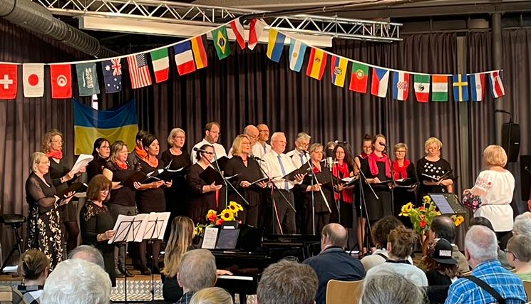 Chor Cantare beim Friedenskonzert 2.9.2023